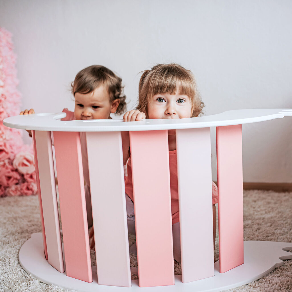Rocker toy birdie pink - Schaukeltier Bogenwippe Birdie pink als Spieltisch für Babys und Kleinkinder