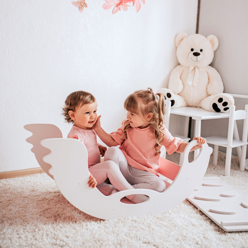 Rocker toy birdie pink - Schaukeltier Birdie pink als Spieltisch für Babys und Kleinkinder