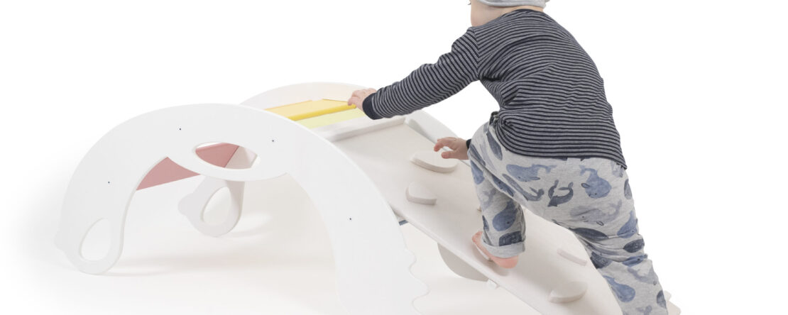 Climbing toys for toddlers - Klettergerüst Indoor, Kletterdreieck, Pikler Dreieck für Kleinkinder & Babys