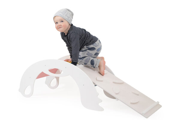 White Climbing toys for toddlers - Kletterspielzeug weiss für Kleinkinder